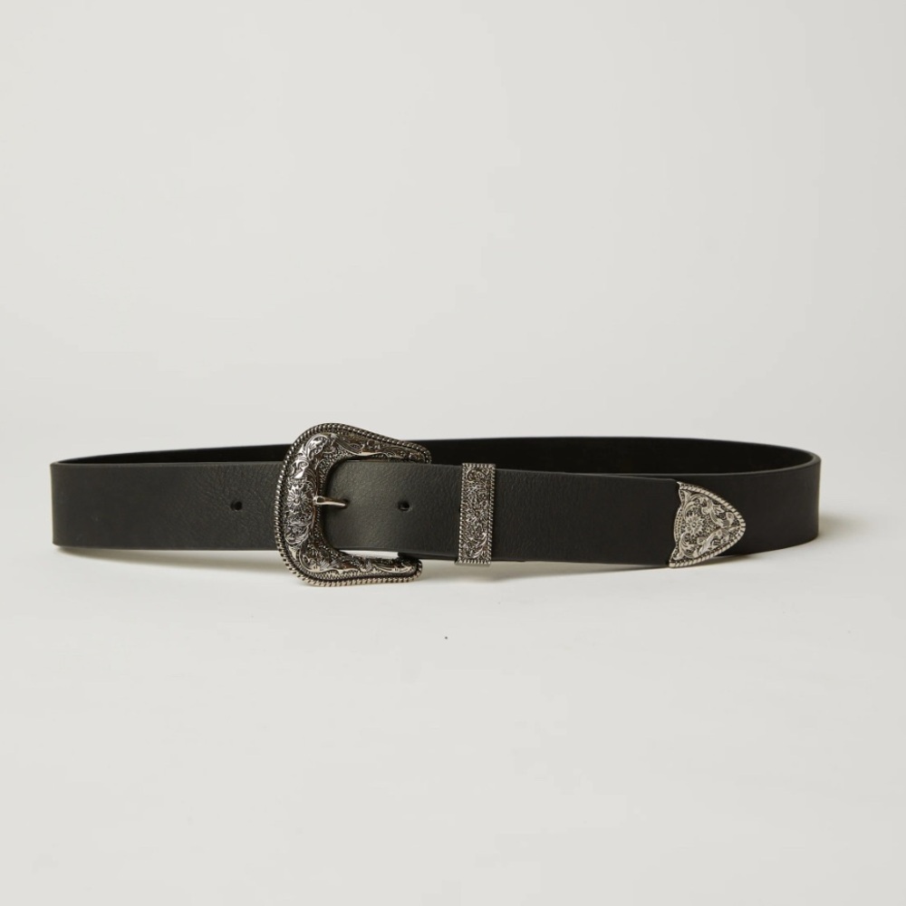 B-Low the Belt - Black Western Belt (Frank) - XS
